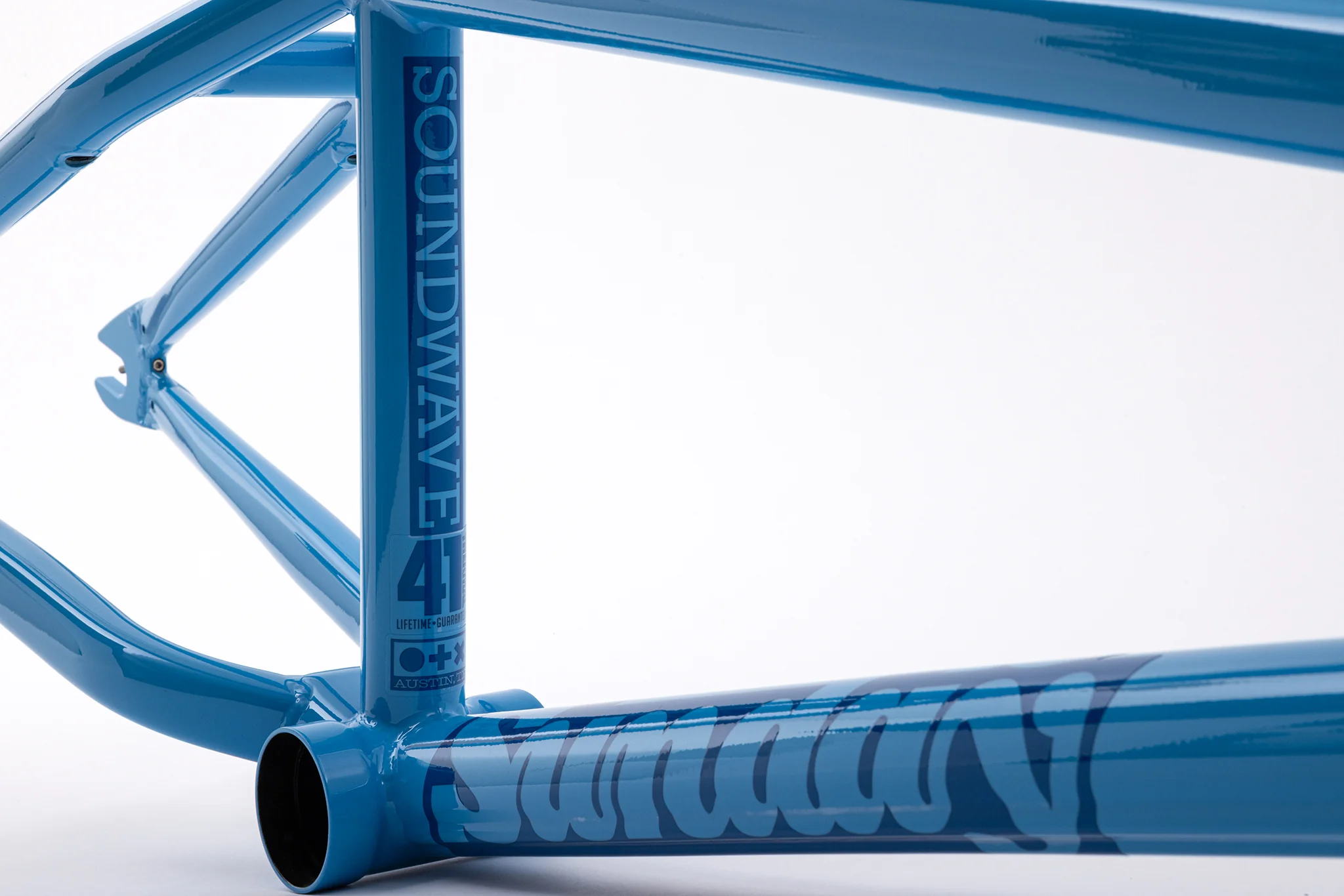 Sunday Soundwave v3 Frame (Gloss Lichen Blue w/ Blue Stickers) - Image 3