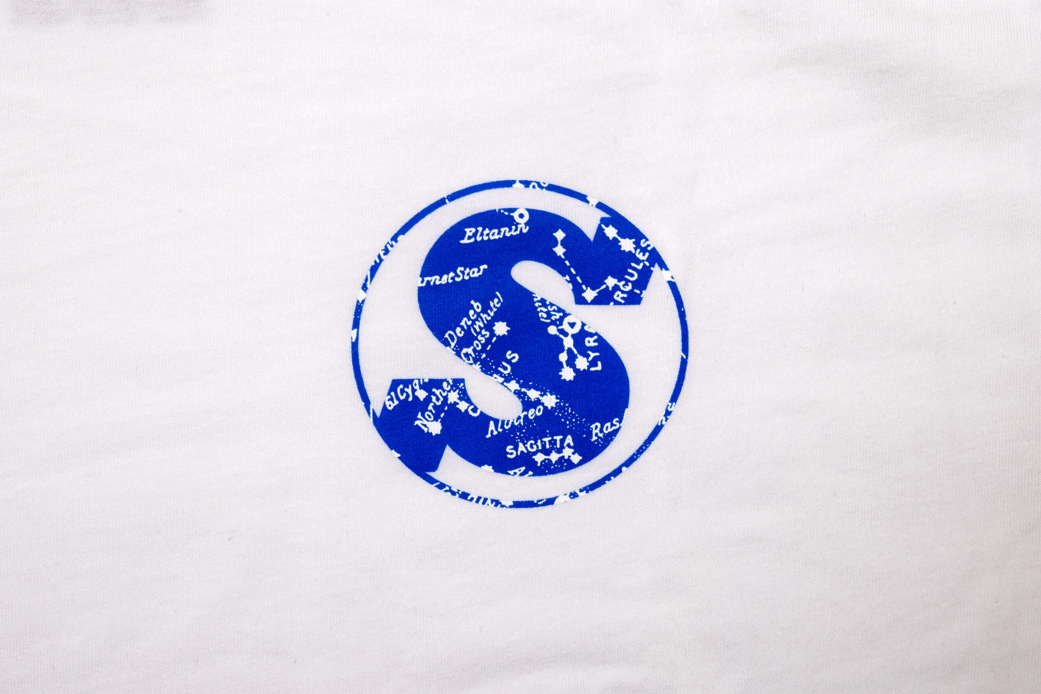 Sunday Star Map Long Sleeve (White w/ Navy Pattern Ink) - Image 3