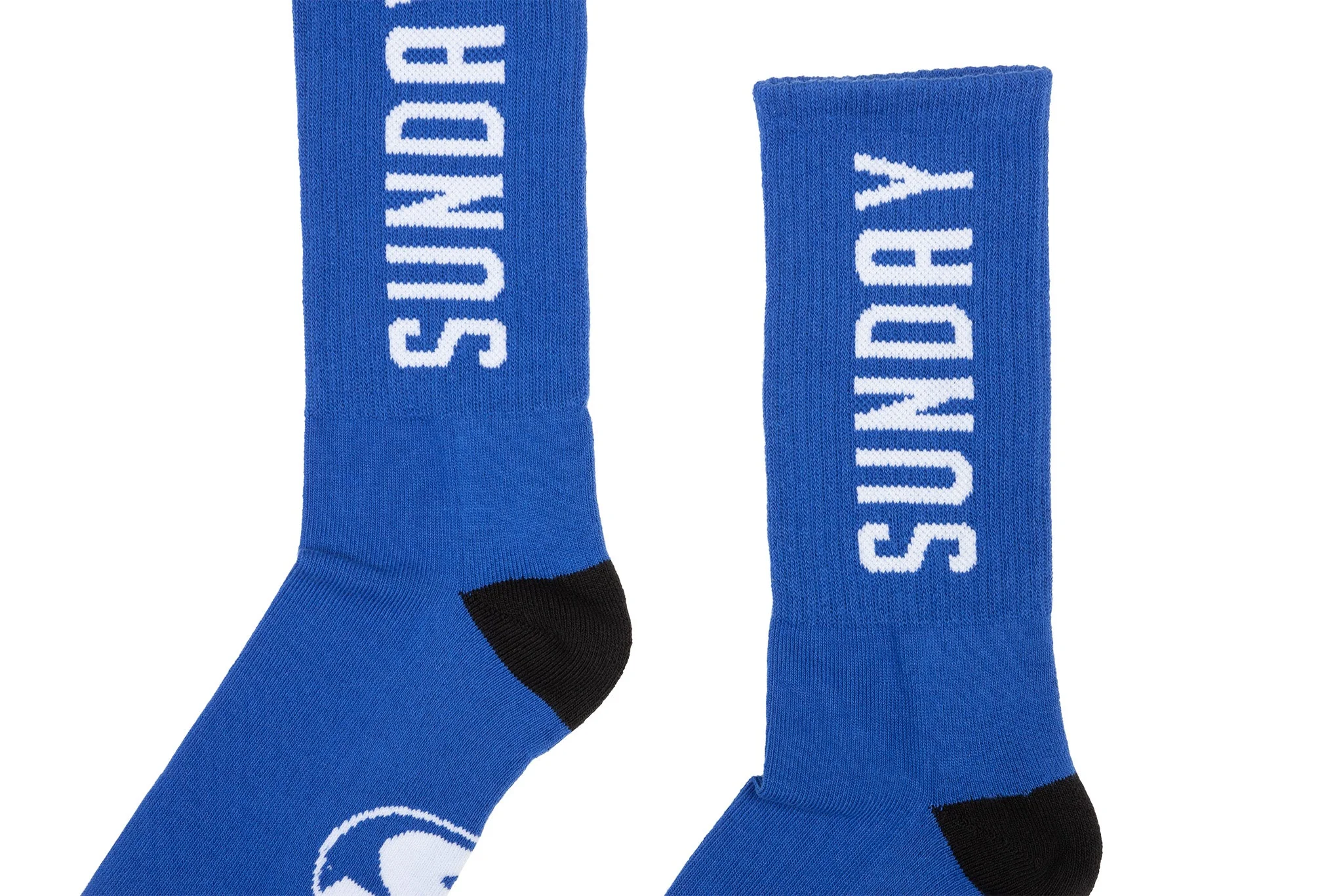 Sunday Strength Crew Socks (Blue/White) - Image 2