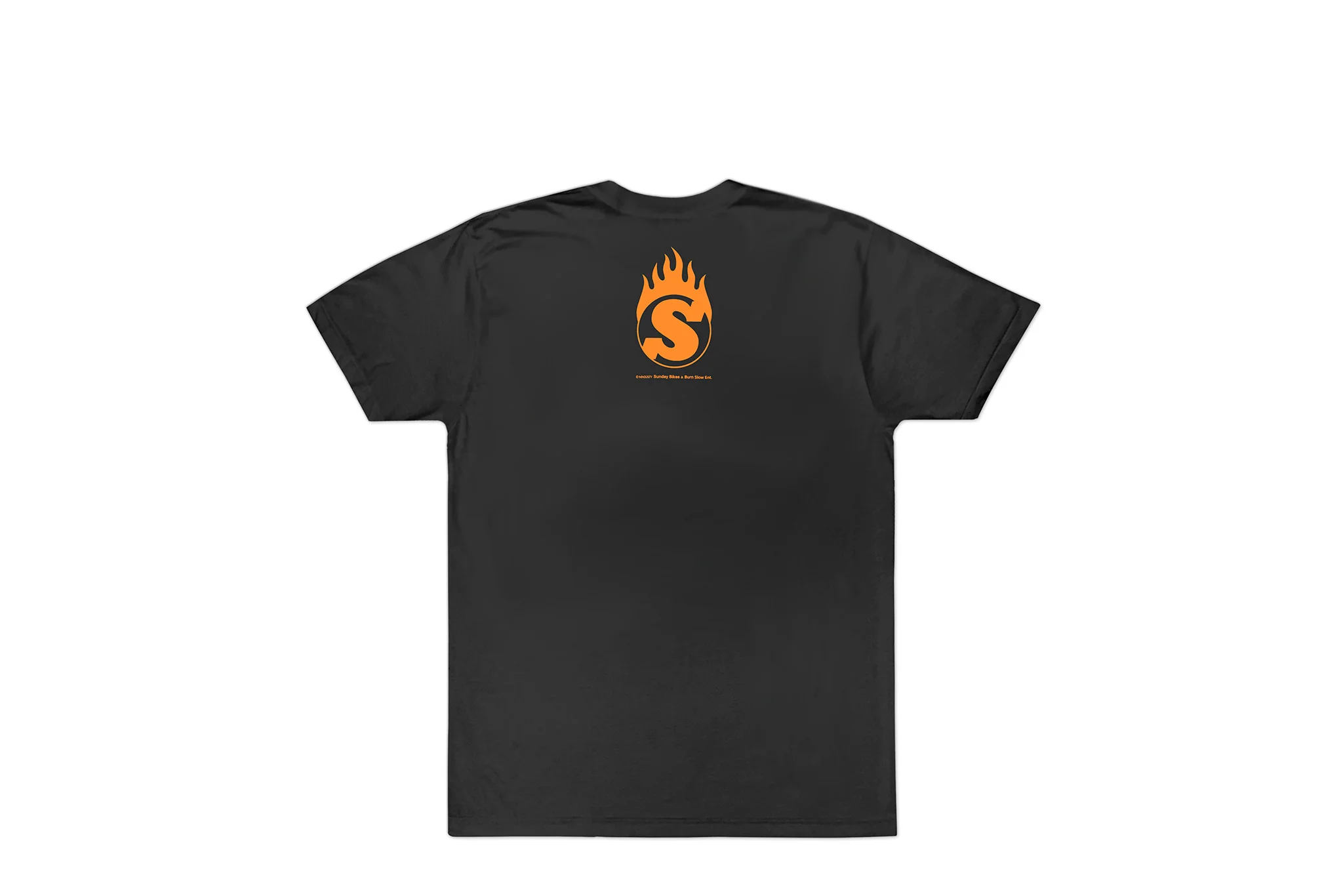 Sunday x Burn Slow Burnday Logo S/S (Black) - Image 2