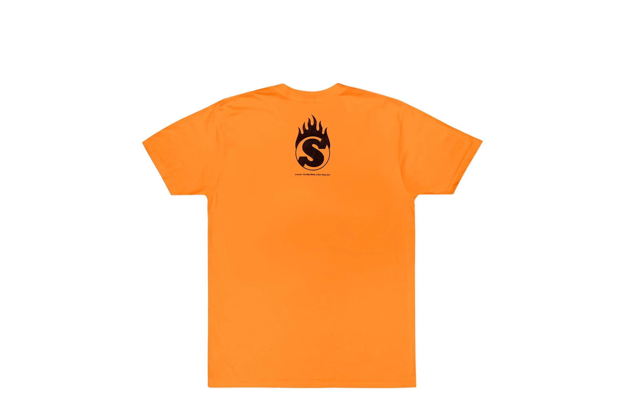 Sunday x Burn Slow Burnday Logo S/S (Safety Orange) - Image 2
