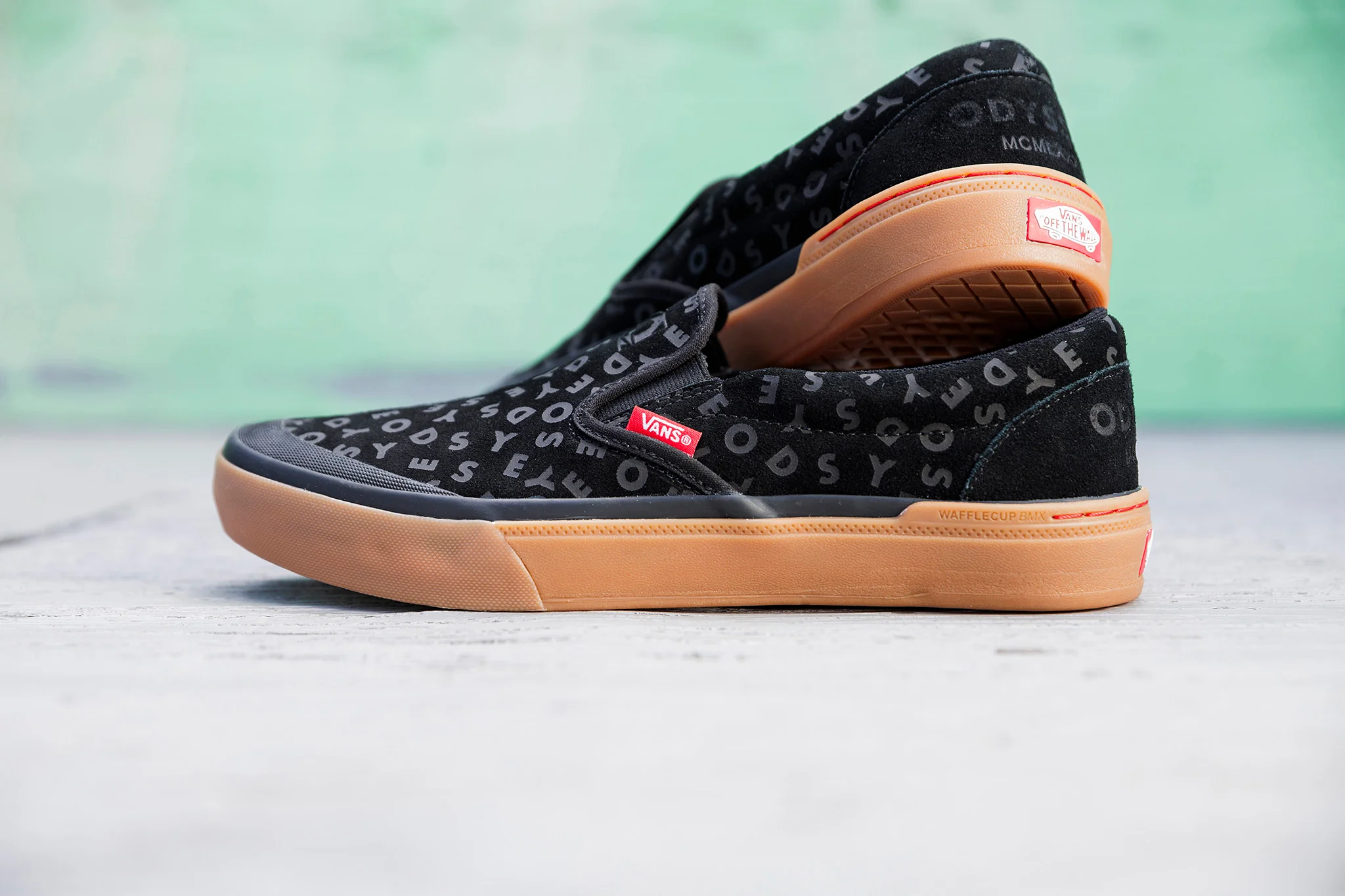 Vans x Odyssey BMX Slip-On WaffleCup™ (Black / 40-Year Anniversary) - Image 2