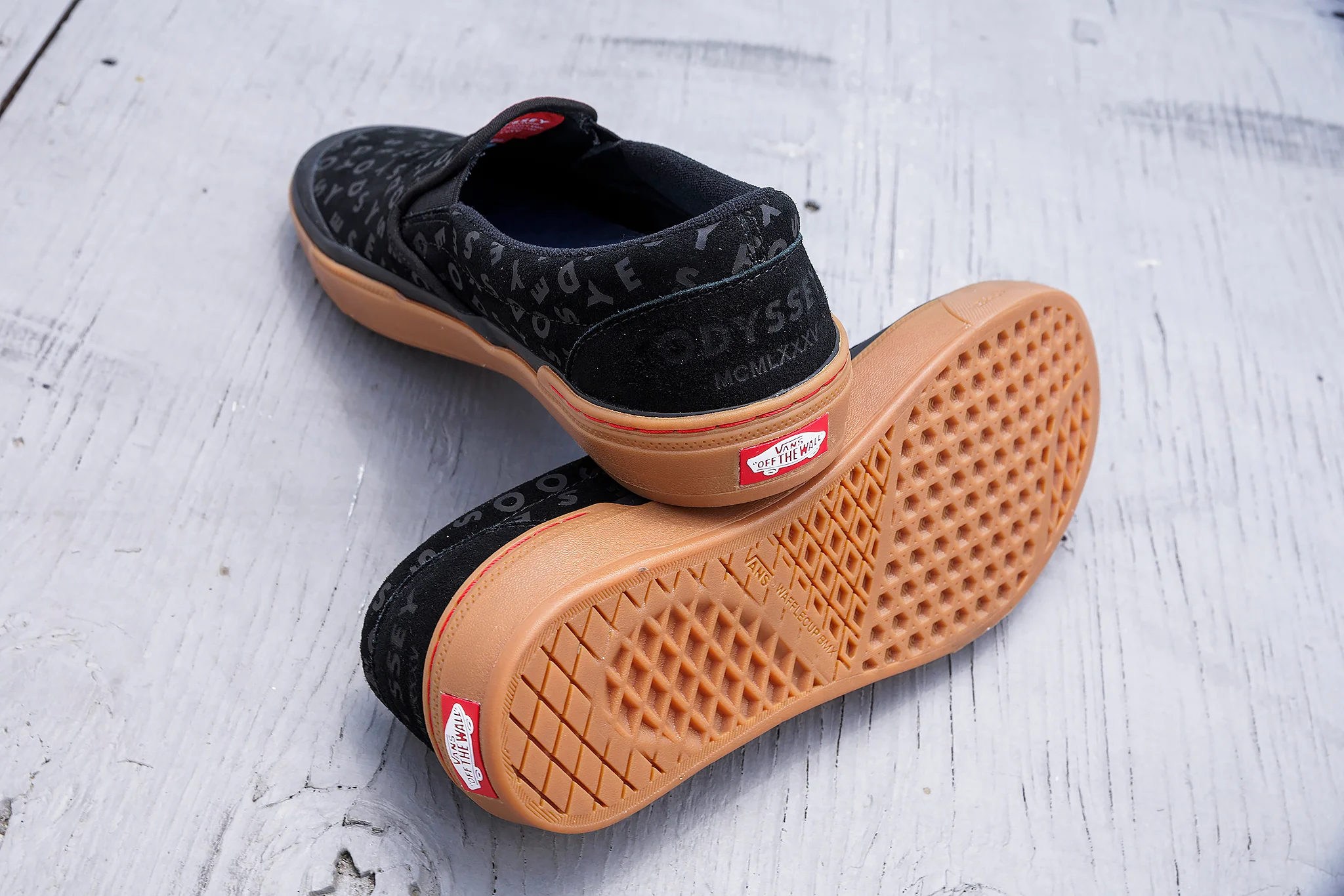 Vans x Odyssey BMX Slip-On WaffleCup™ (Black / 40-Year Anniversary) - Image 3
