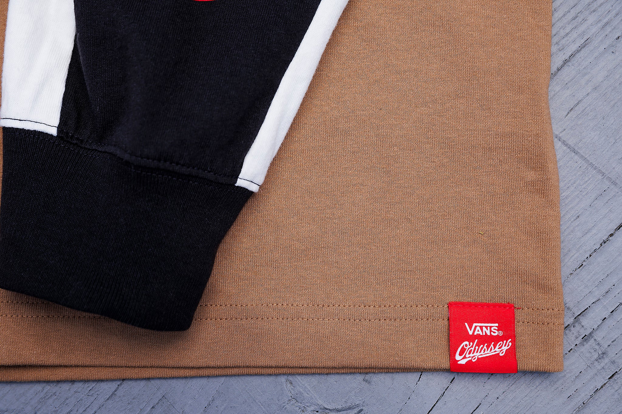 Vans x Odyssey Long Sleeve Jersey (Off-White/Black/Red / 40-Year Anniversary) - Image 4
